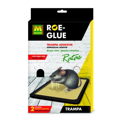 Roe-Glue trampa adhesiva para ratas 2ud