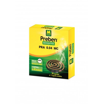 Espiral insecticida anti-mosquitos